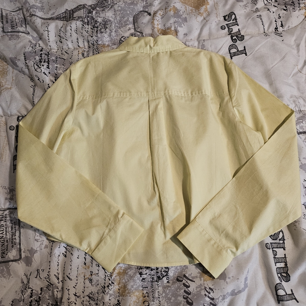Yellow Button-Up Shirt - Picture 3 of 5